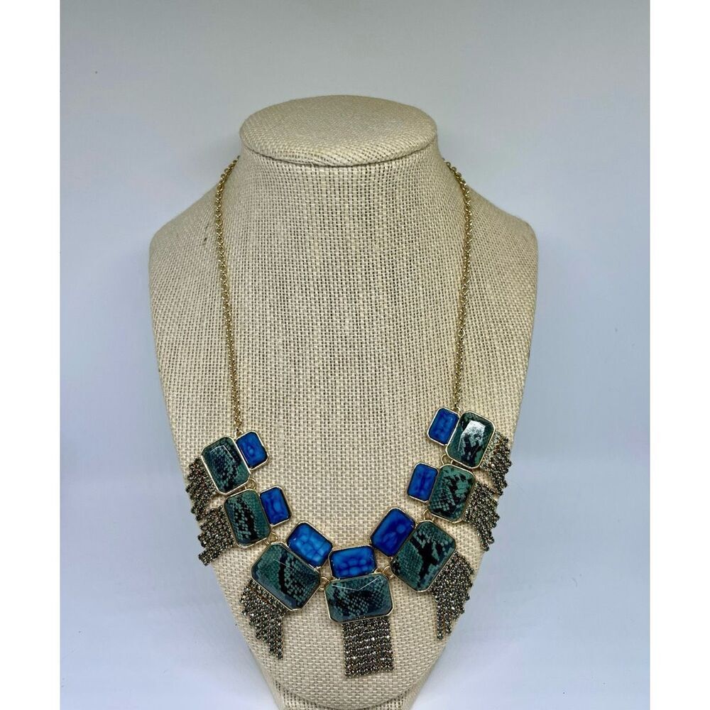 INC international concepts NEW blue and green necklace